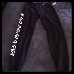 Pink joggers new with tag